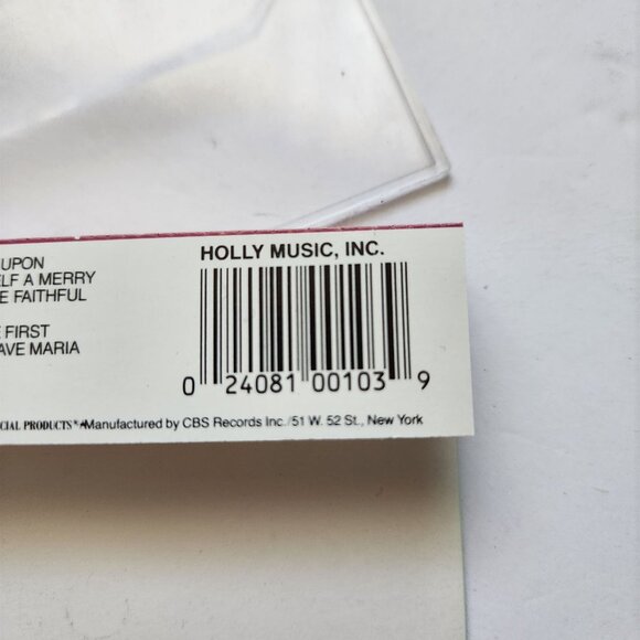 Andy Williams Christmas Cassette Tape 1988 CBS Records Joy To The World Ave Mari - Picture 3 of 5